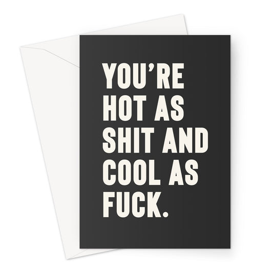 Shit Hot Greeting Card