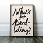 What's for Pudding?