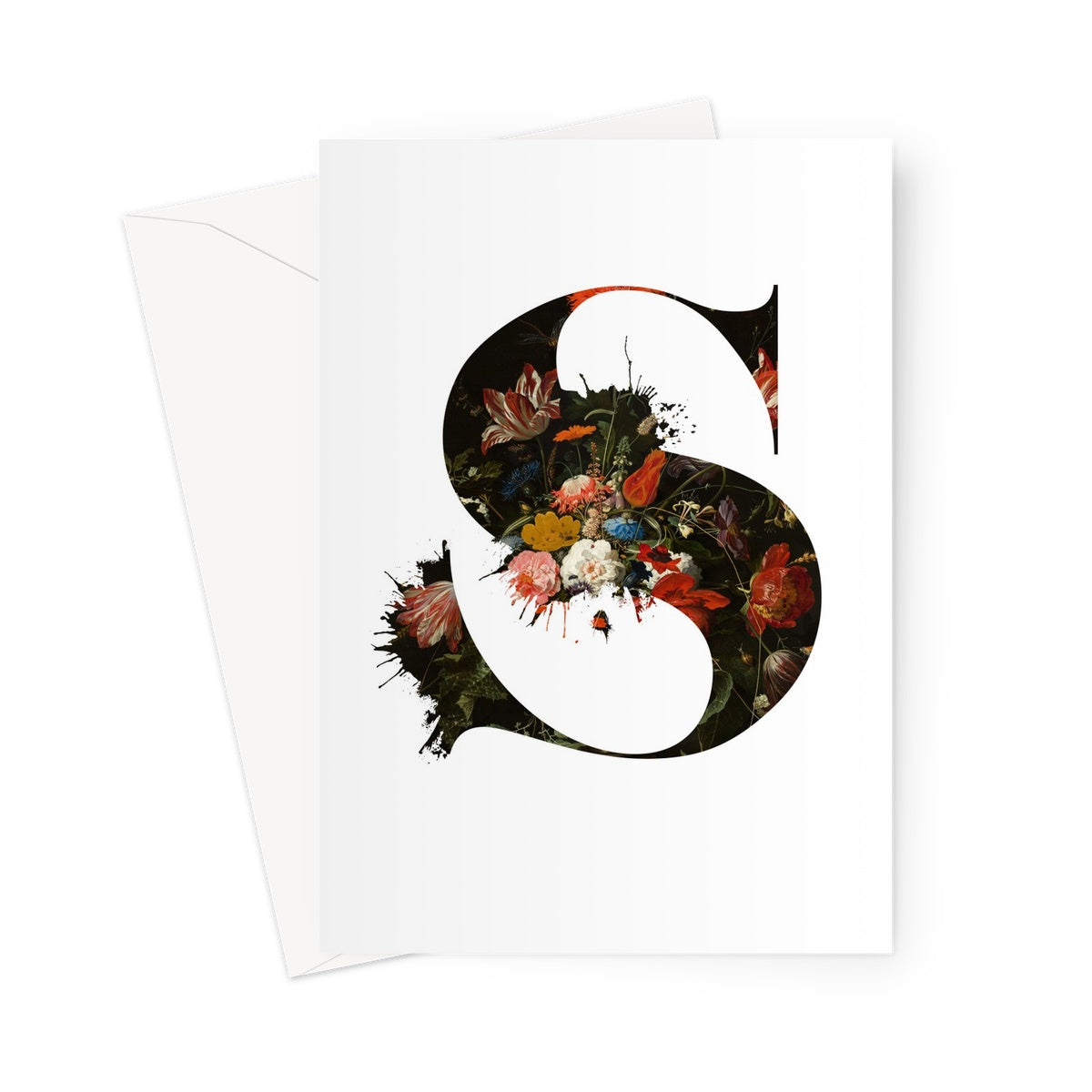 MY TYPE OF BLOOMS - S Greeting Card
