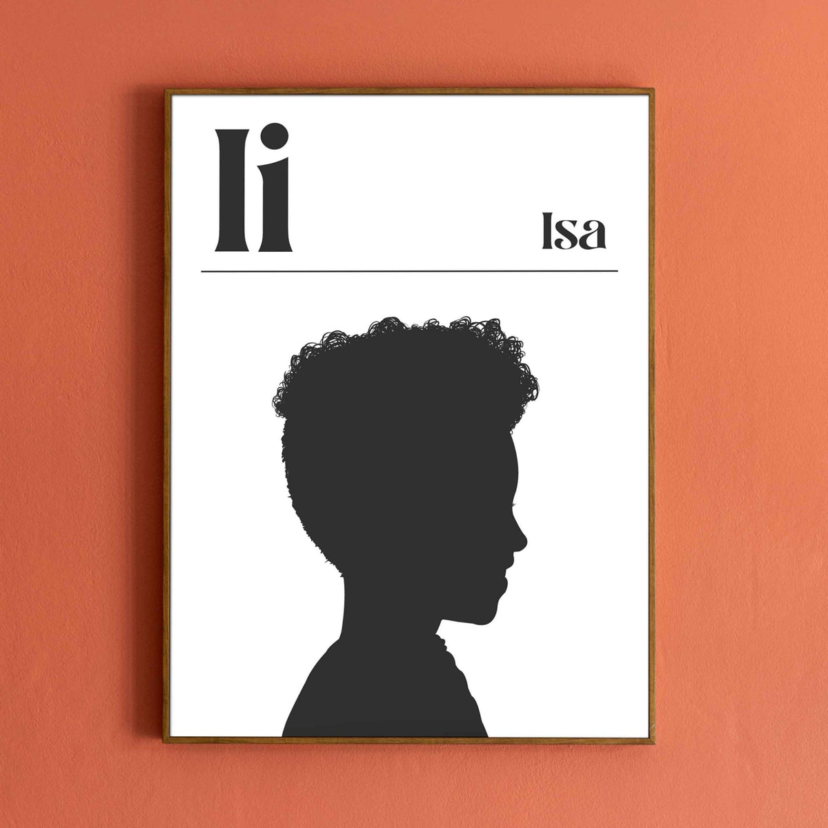 Alphabet Collection - burnt peach.