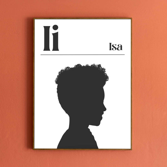 Alphabet Collection - burnt peach.