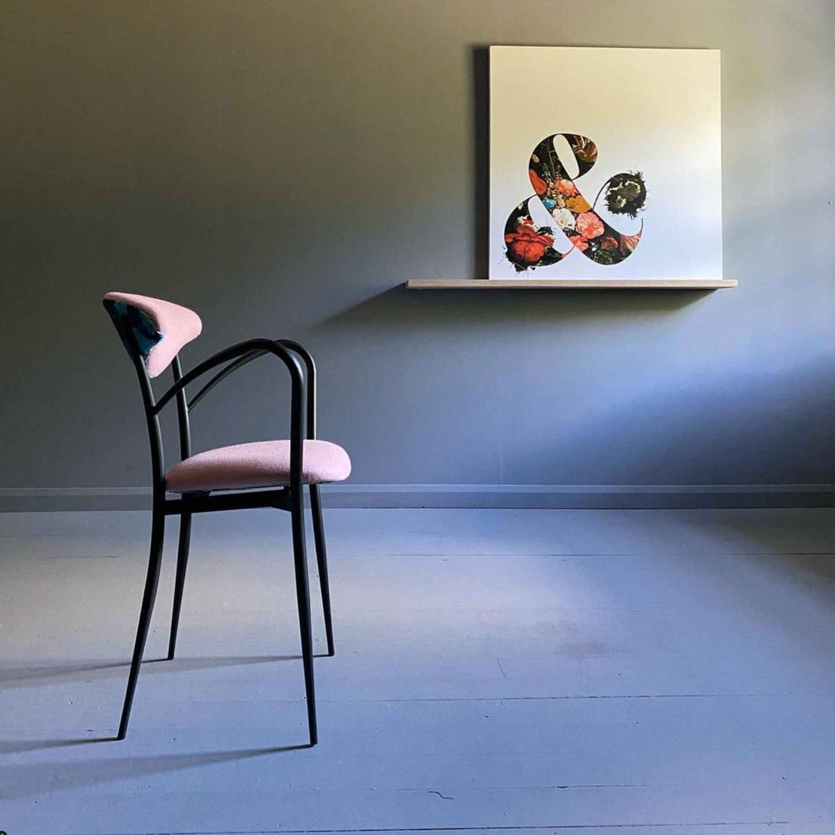 & - Ampersand - burnt peach.