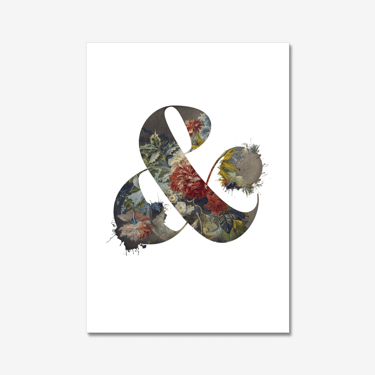 & - Ampersand - burnt peach.