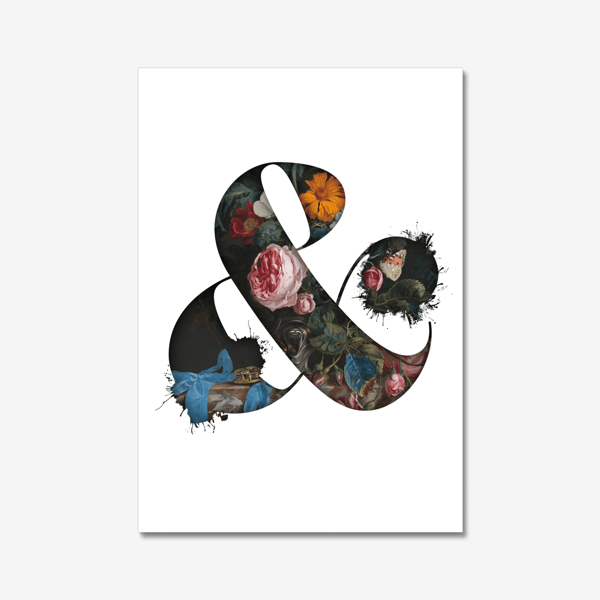 & - Ampersand - burnt peach.