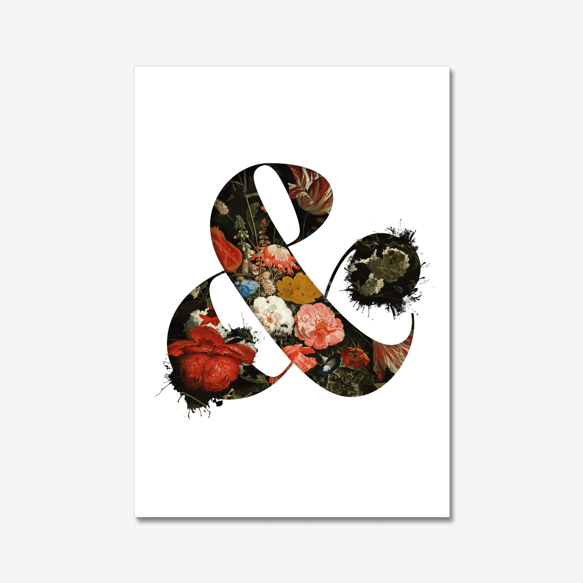 & - Ampersand - burnt peach.