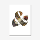 & - Ampersand - burnt peach.