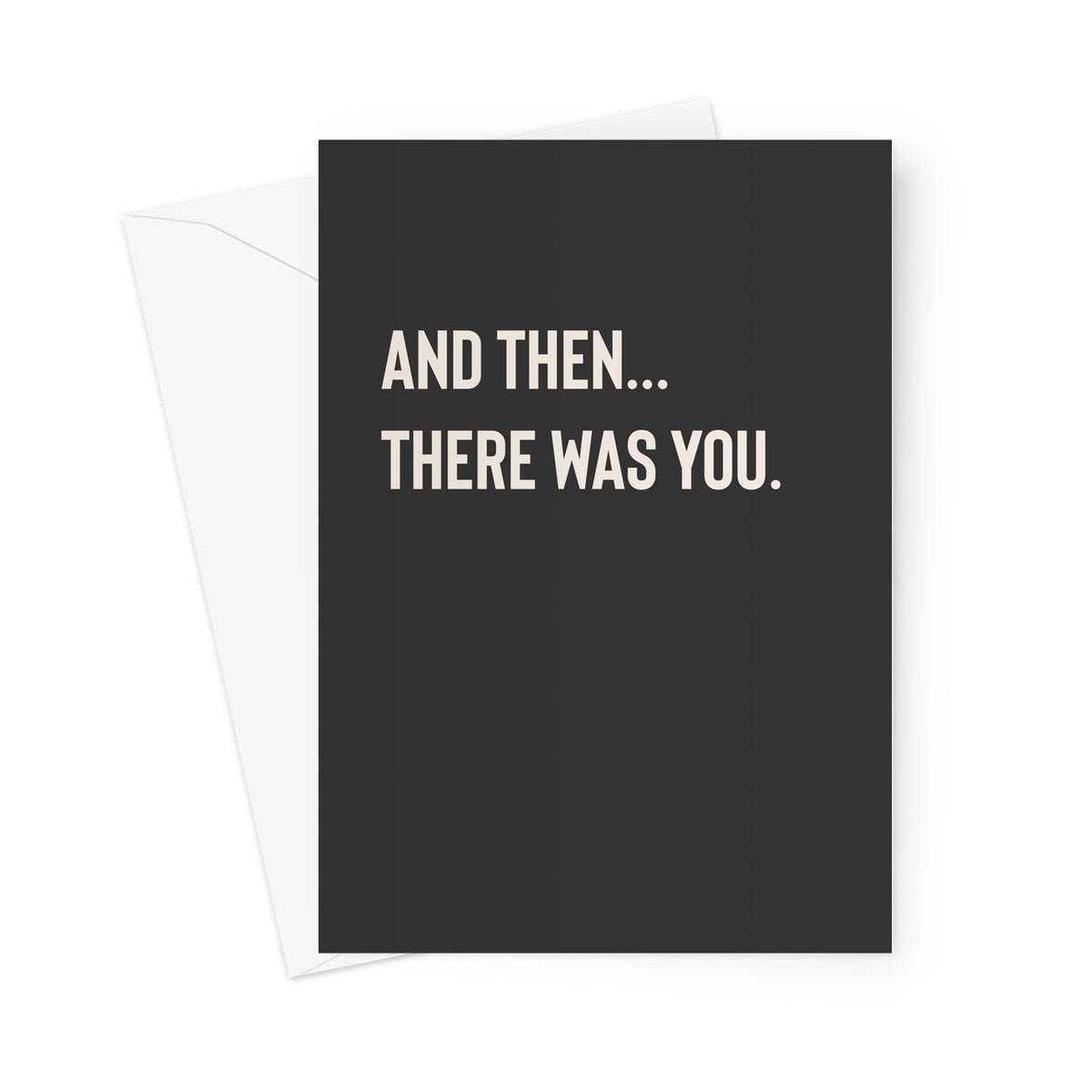 And Then... There Was You - burnt peach.