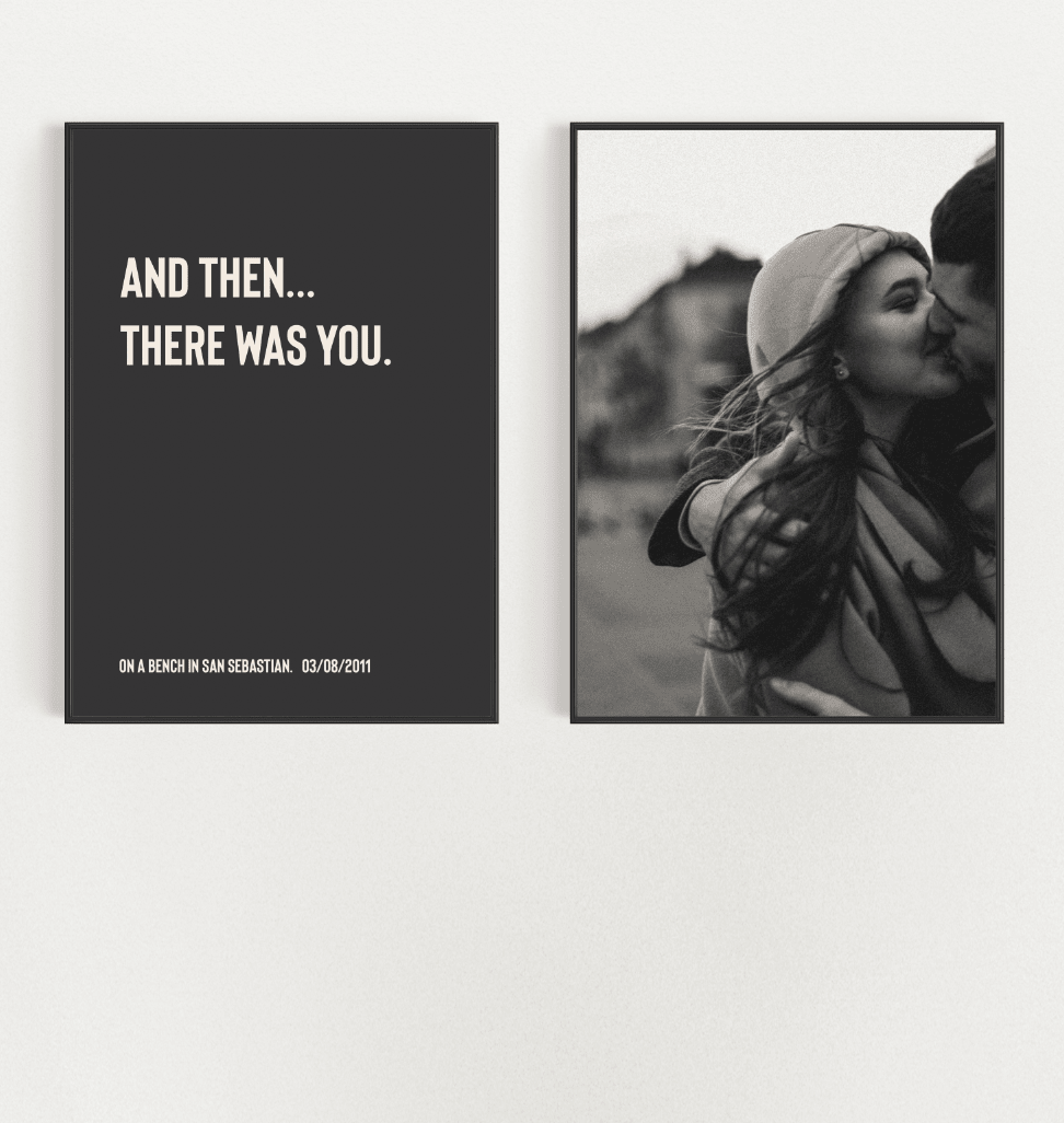 And then... There was you. - burnt peach.