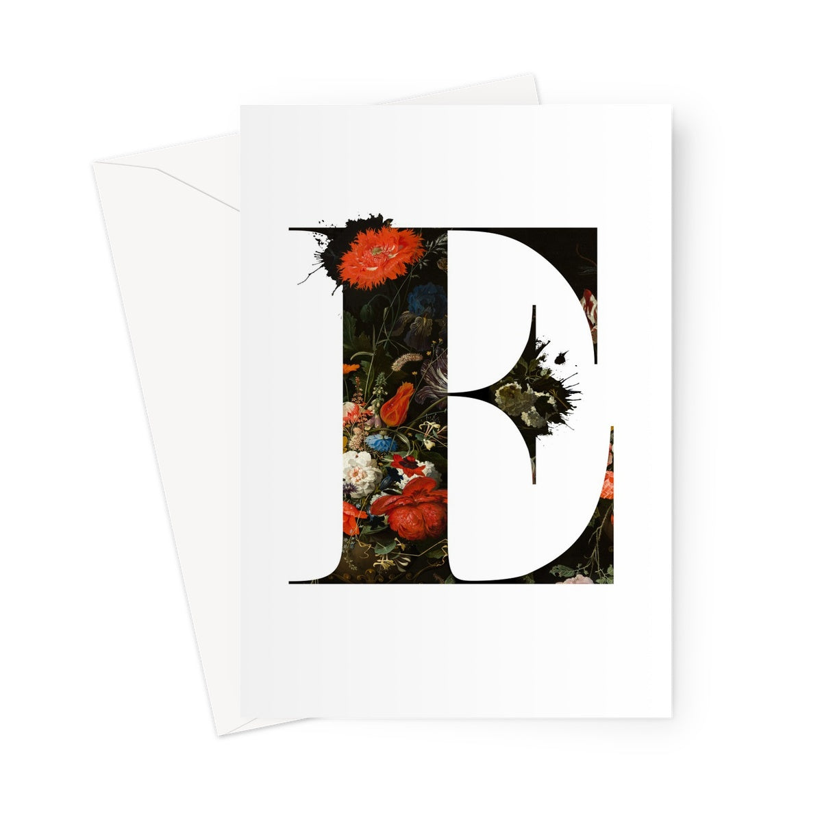MY TYPE OF BLOOMS - E Greeting Card