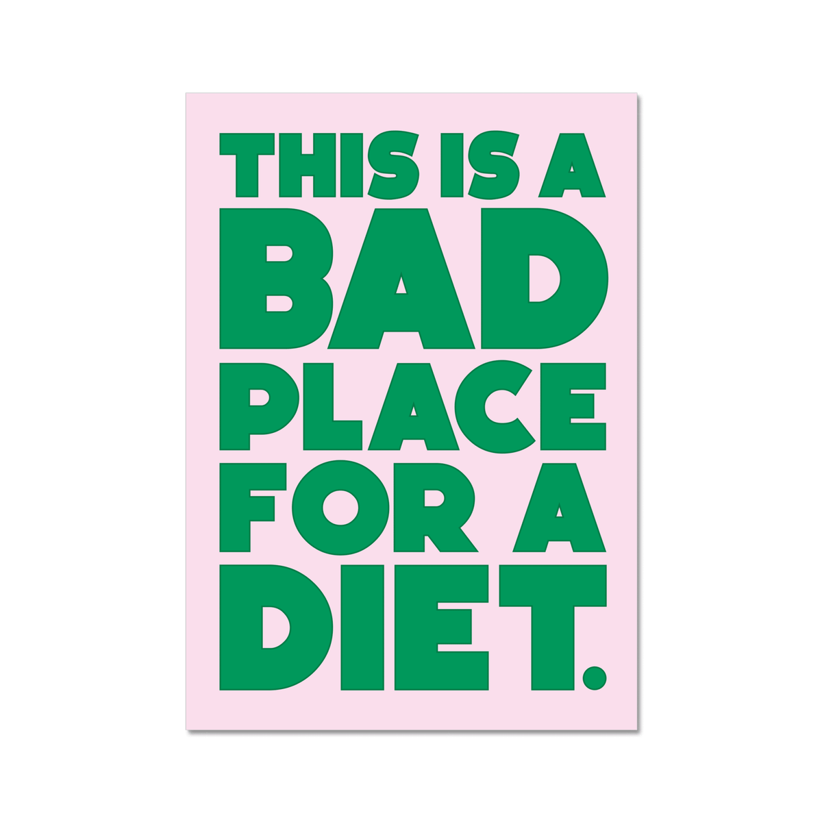 Bad place for a diet - burnt peach.