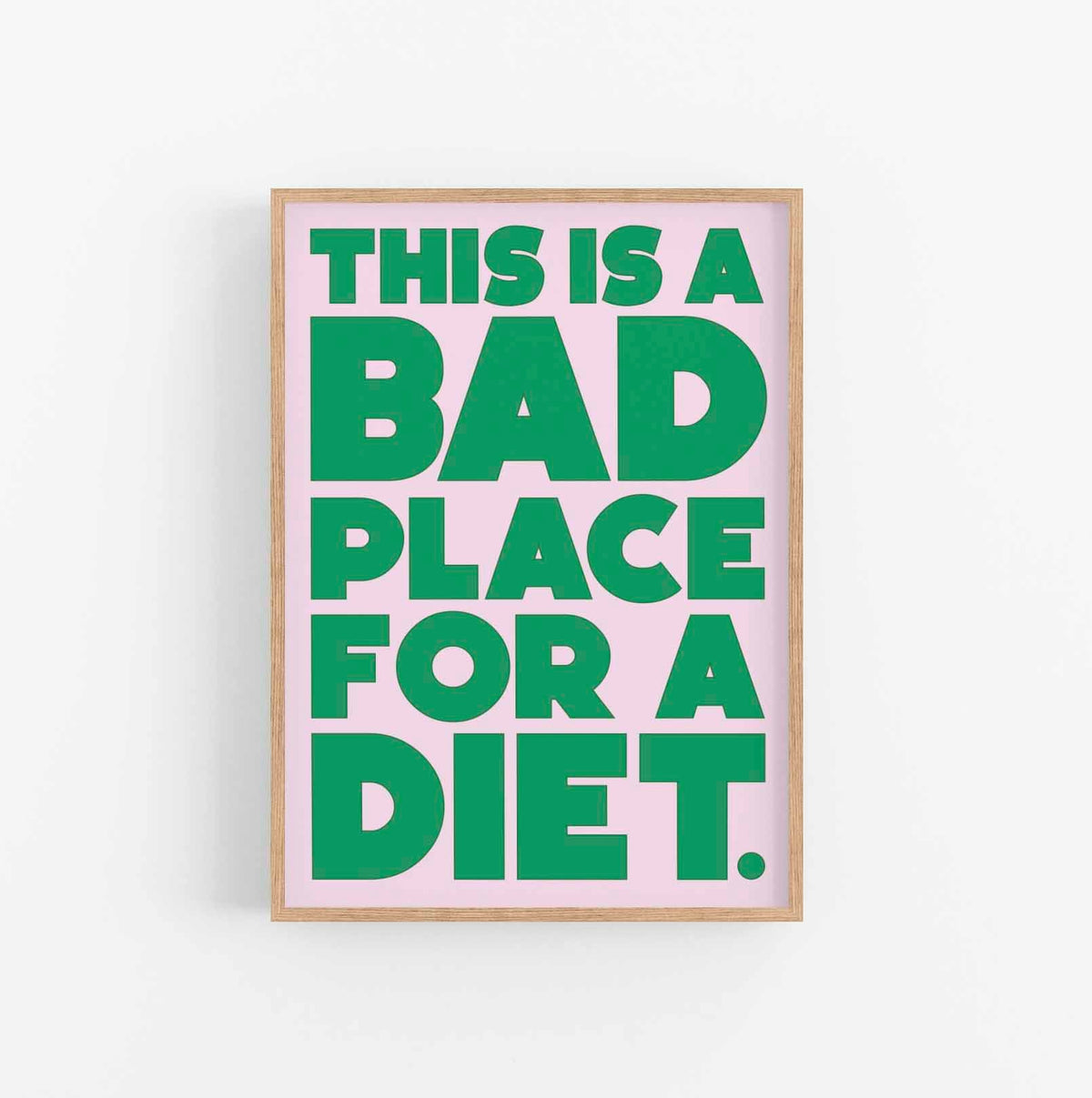 Bad place for a diet - burnt peach.