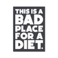 Bad place for a diet - burnt peach.