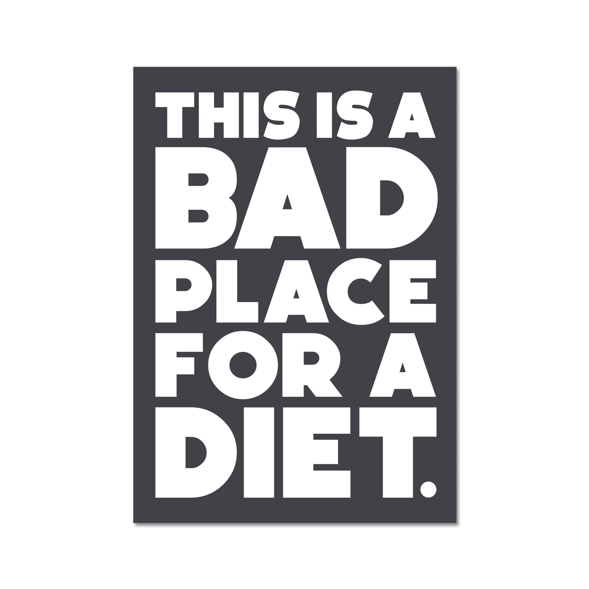 Bad place for a diet - burnt peach.