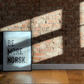 Be More...Customisable Name Print - burnt peach.