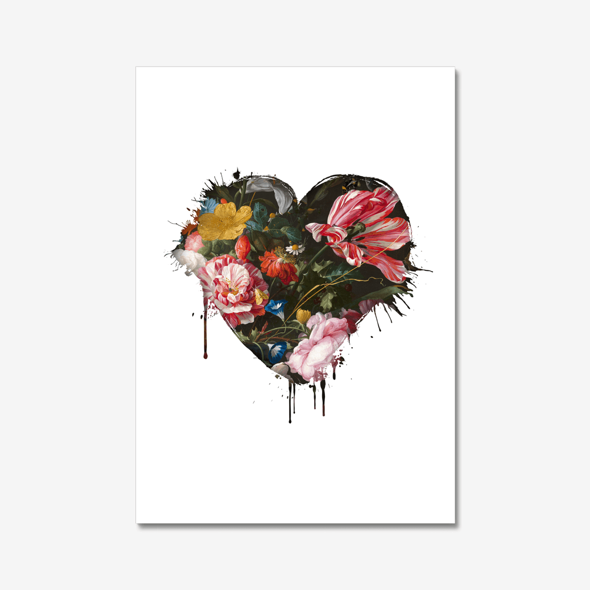 Bursting with love - burnt peach.