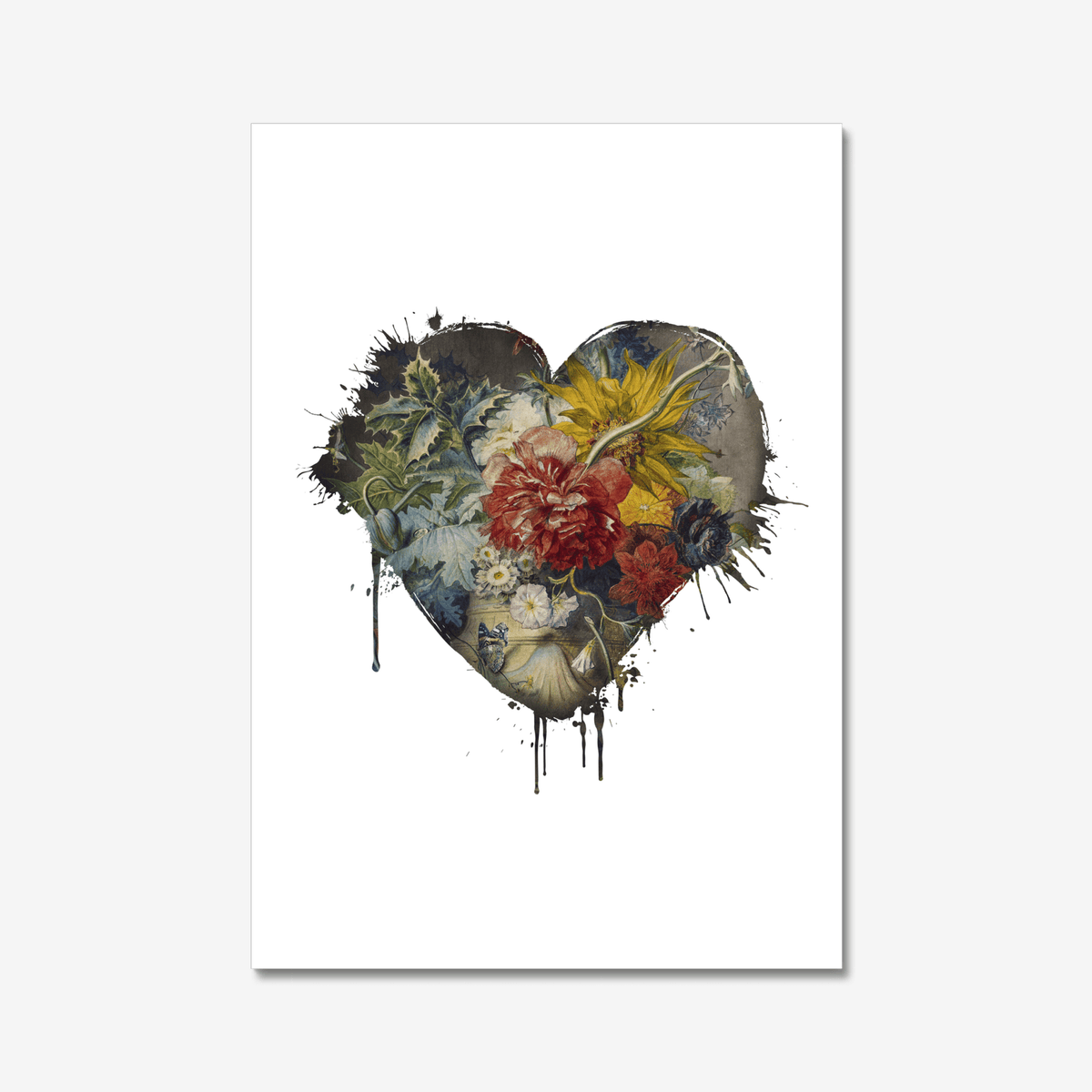 Bursting with love - burnt peach.