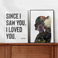 Custom Quote Prints - Personalised Typography Wall Art - burnt peach.