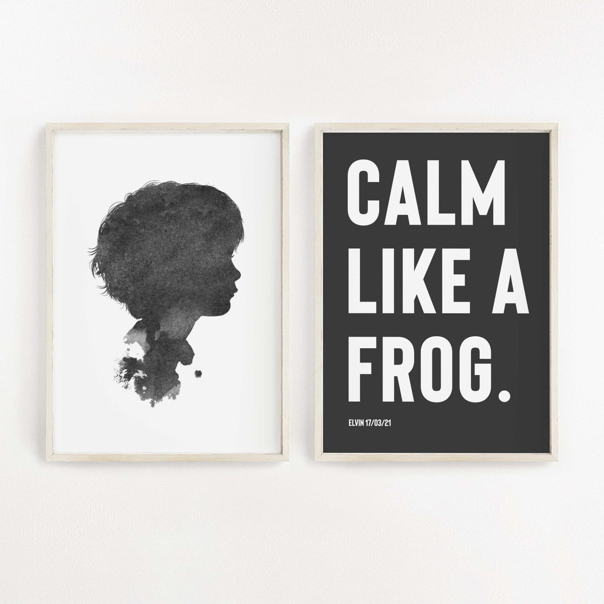 Custom Quote Prints - Personalised Typography Wall Art - burnt peach.