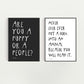Custom Quote Prints - Personalised Typography Wall Art - burnt peach.