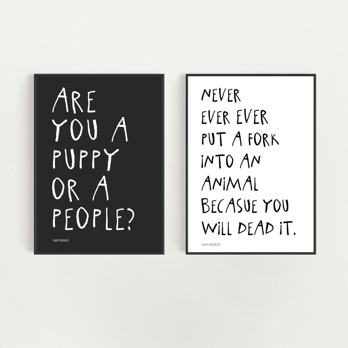 Custom Quote Prints - Personalised Typography Wall Art - burnt peach.