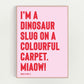 Custom Quote Prints - Personalised Typography Wall Art - burnt peach.