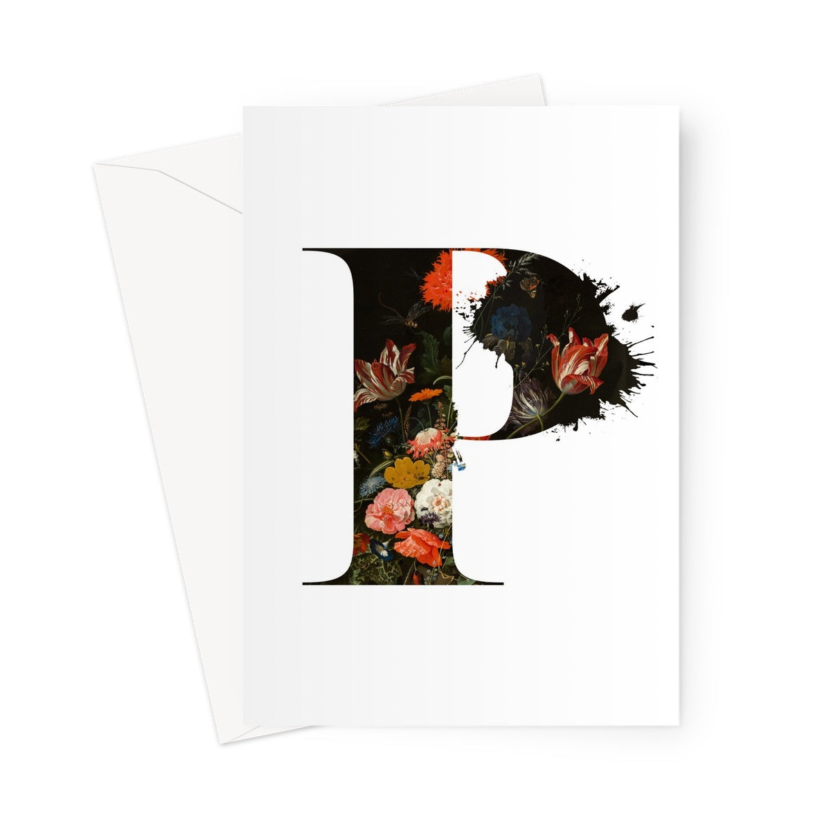 MY TYPE OF BLOOMS - P Greeting Card