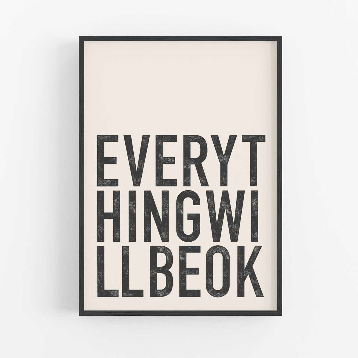 Everything Will Be Ok - burnt peach.