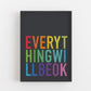 Everything Will Be Ok - Digital Download - burnt peach.