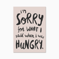 Hangry - burnt peach.