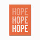 HOPE - burnt peach.