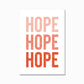 HOPE - burnt peach.