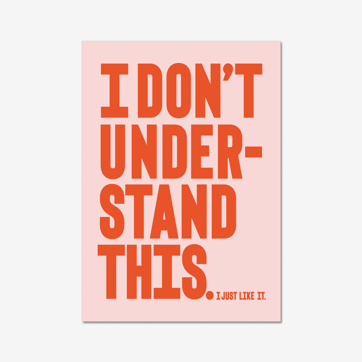 I don't understand this. - burnt peach.