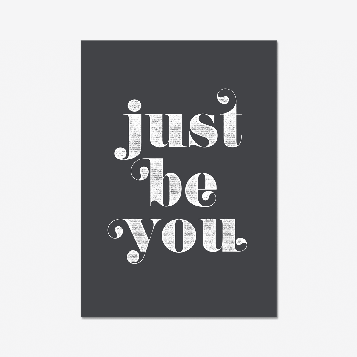 Just Be You - burnt peach.