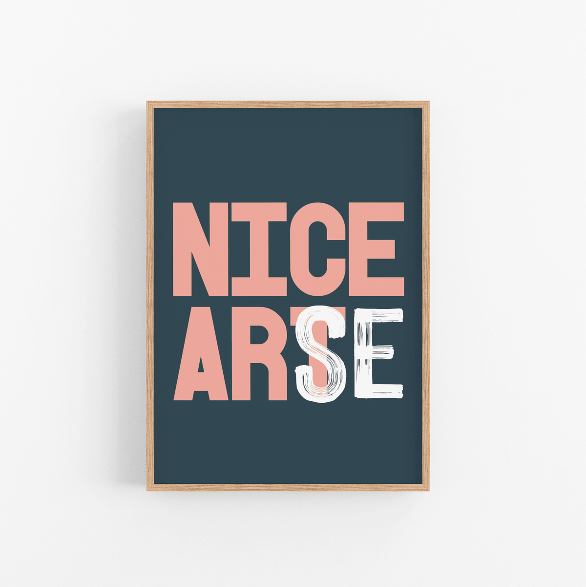 NICE ART - burnt peach.