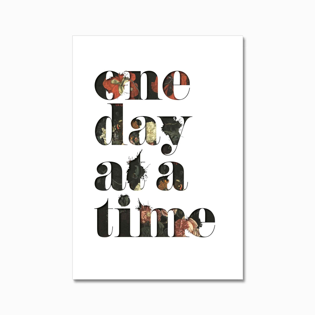 One Day At A Time - burnt peach.