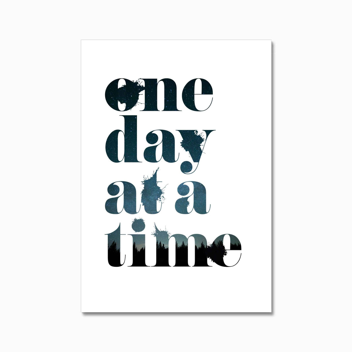 One Day At A Time - burnt peach.