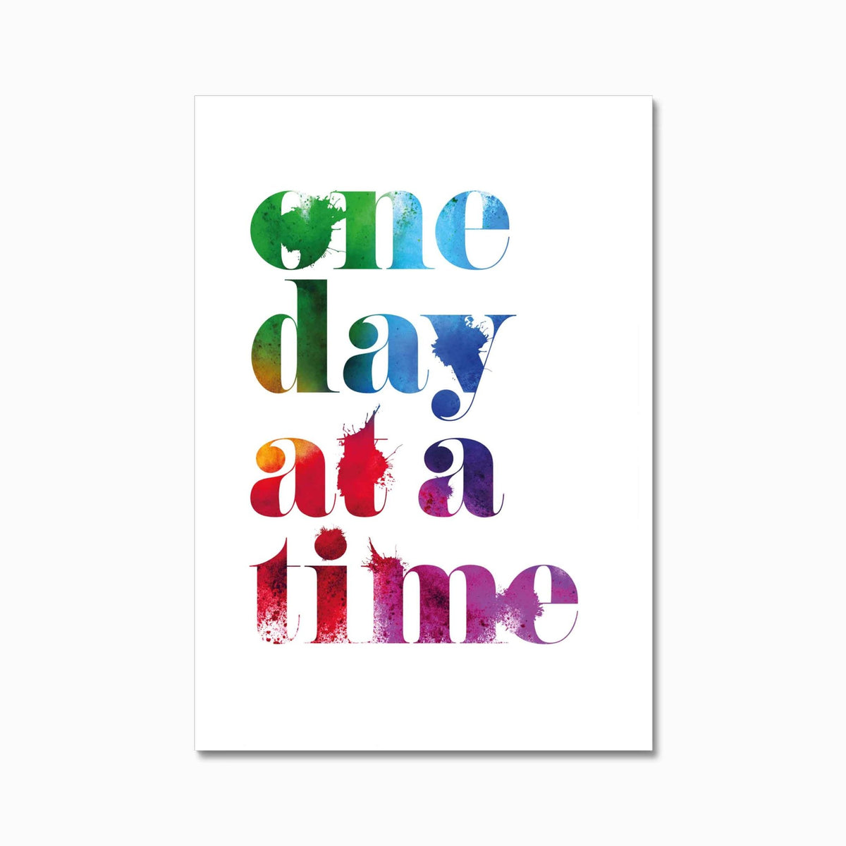 One Day At A Time - burnt peach.
