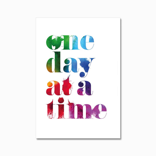 One Day At A Time - burnt peach.