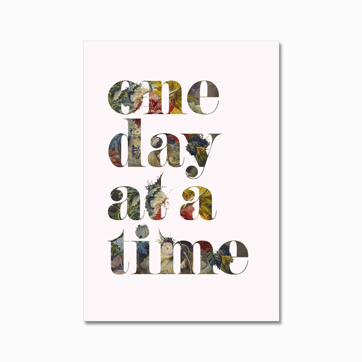 One Day At A Time - burnt peach.