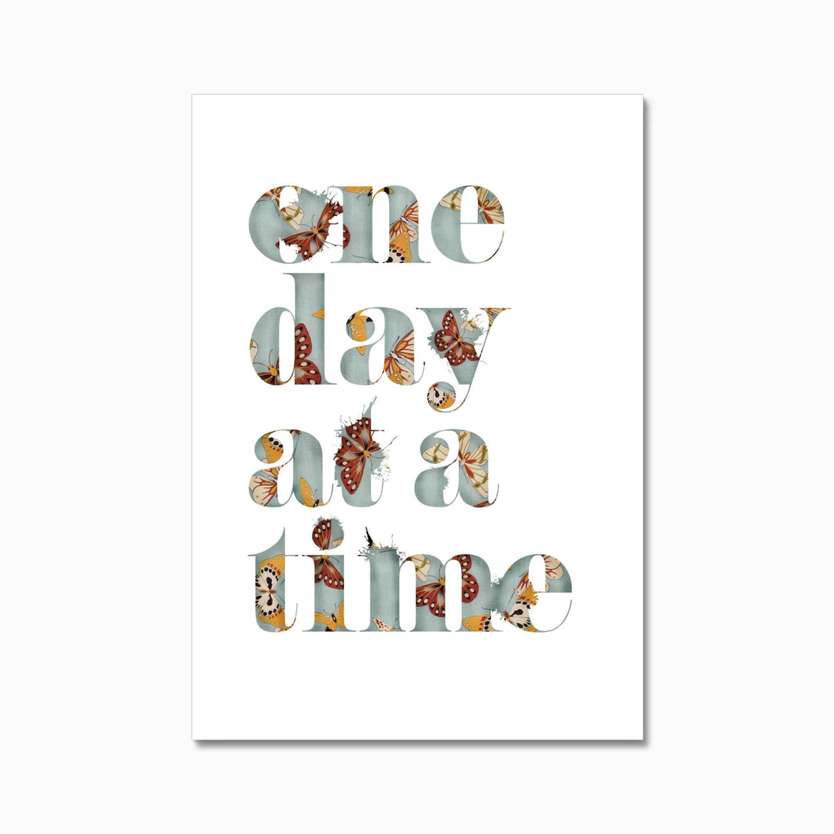 One Day At A Time - burnt peach.