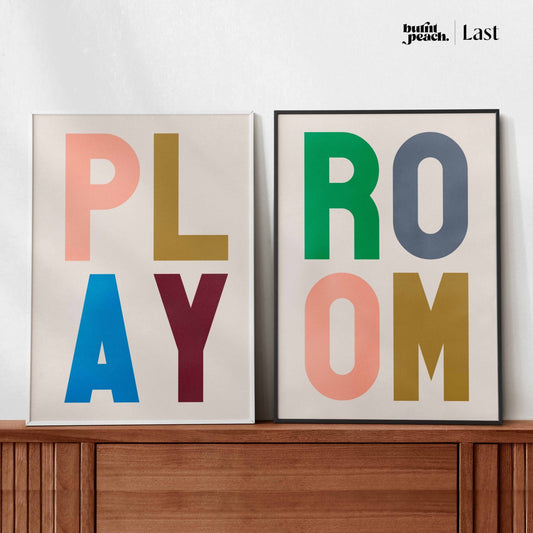PLAY / ROOM - burnt peach.