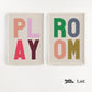 PLAY / ROOM - burnt peach.
