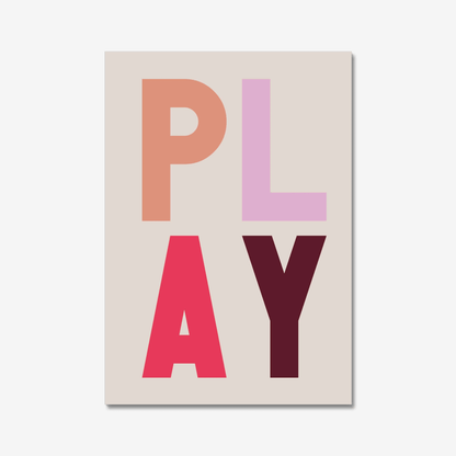 PLAY / ROOM - burnt peach.