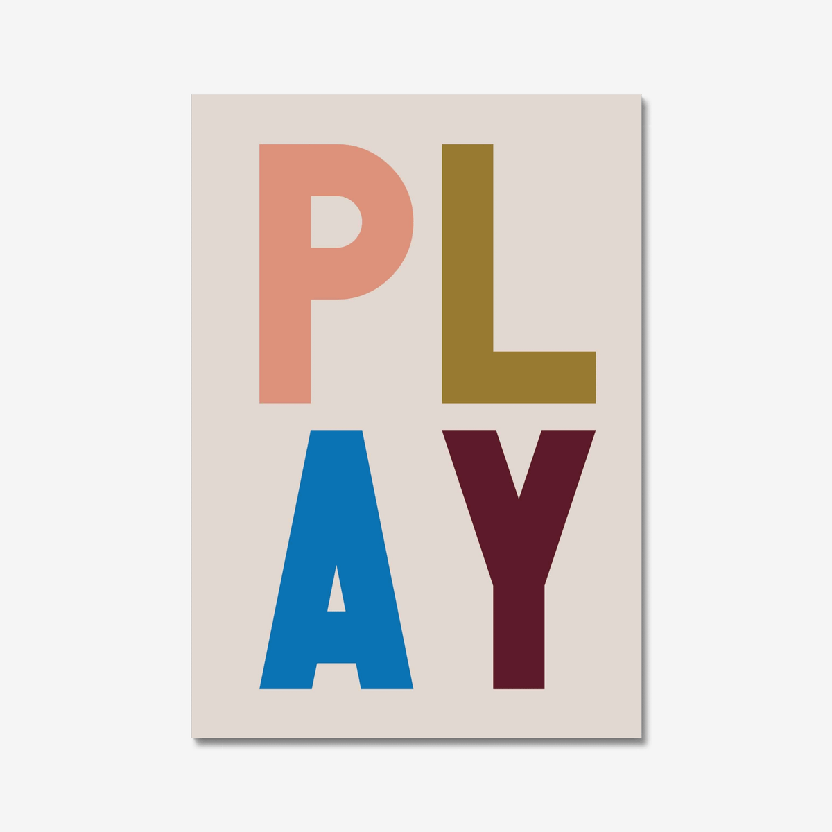 PLAY / ROOM - burnt peach.