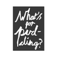 What's for Pudding?