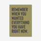 Remember When... - burnt peach.