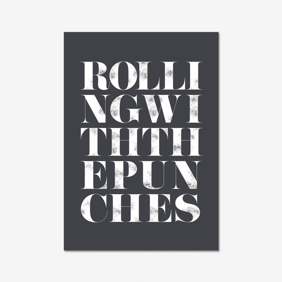 Rolling with the Punches - burnt peach.