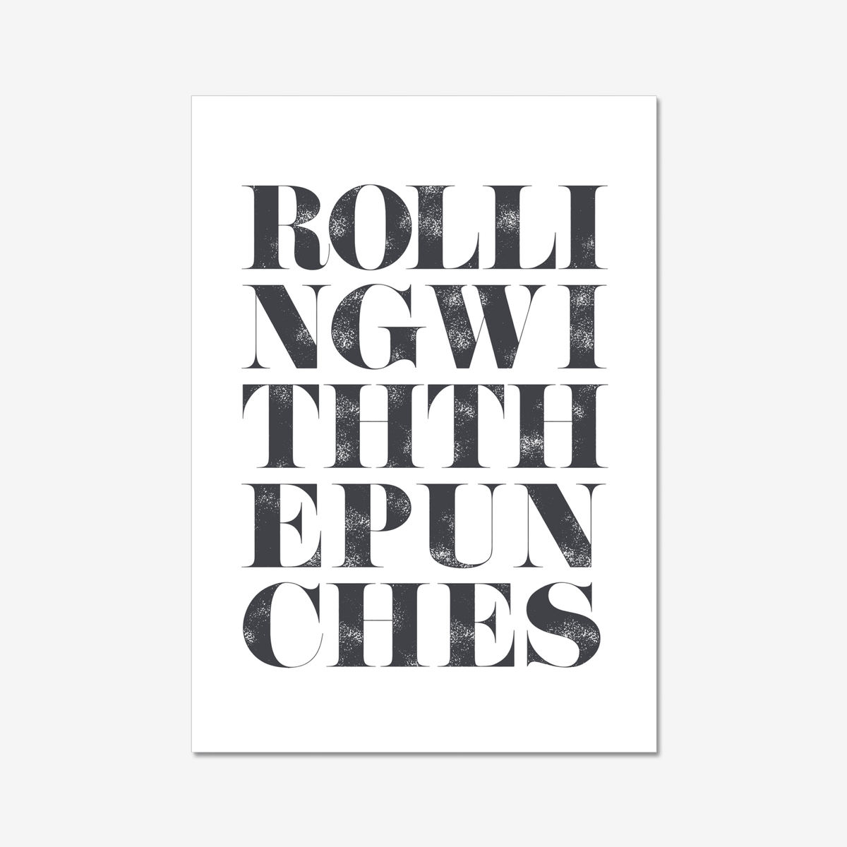 Rolling with the Punches - burnt peach.