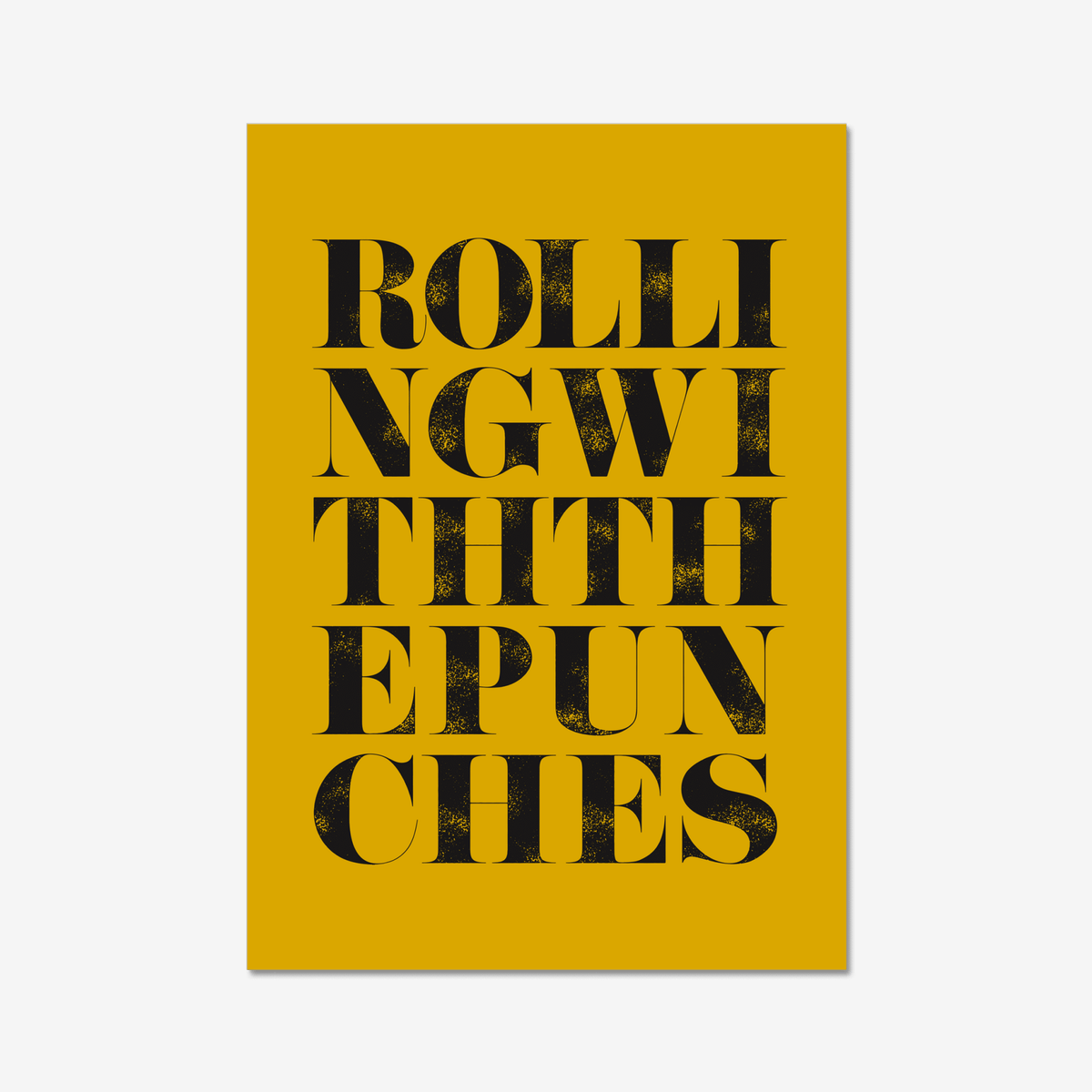 Rolling with the Punches - burnt peach.