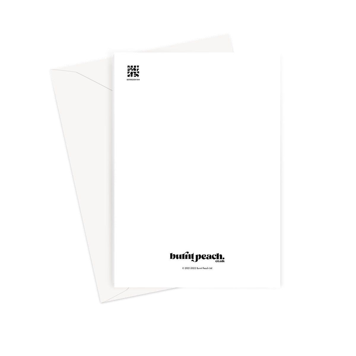 SLOW DOWN Greeting Card - burnt peach.